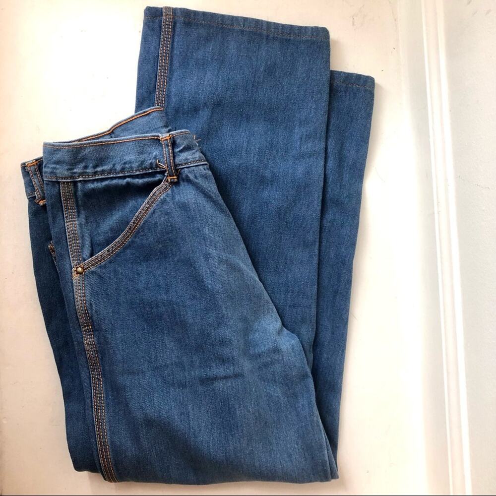 Vintage Cropped Straight Leg Jeans Women Size 25